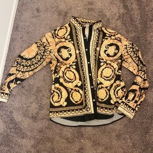Men’s Versace button-up shirt